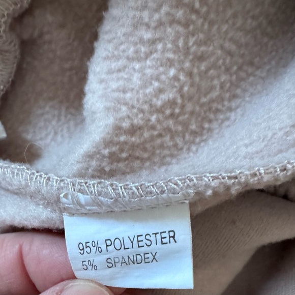 One Eleven Size Small Cozy Tan Jogger Sweatpants - Picture 5 of 5